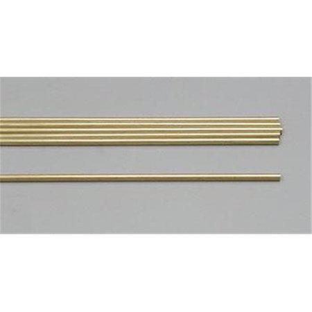 K&S ENGINEERING K&S Engineering K-S1147 0.19 in. Round Brass Tube - 6 Piece K+S1147